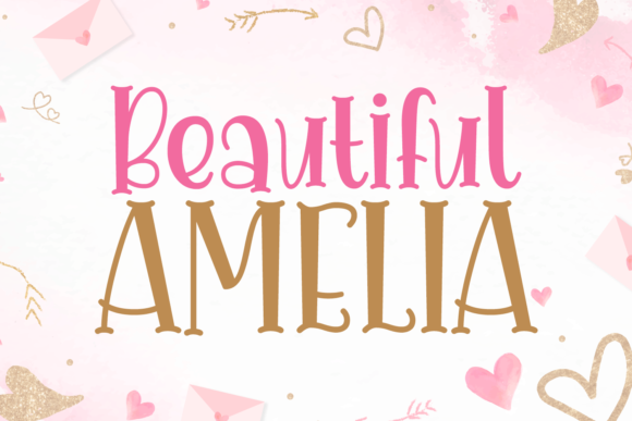 Beautiful Amelia Display Font for Modern Web Design