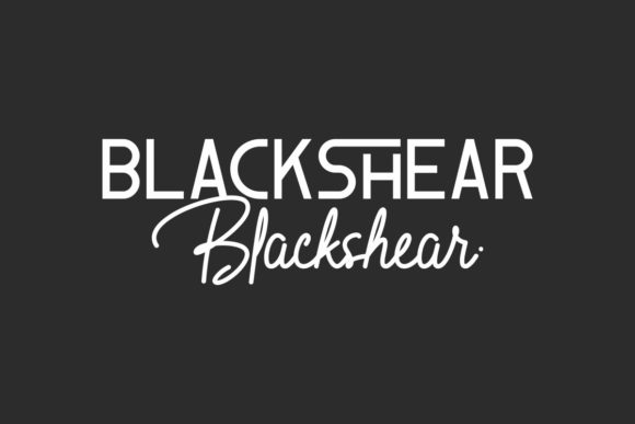 Blackshear: The Versatile Duo Script and Display Font for Crafters
