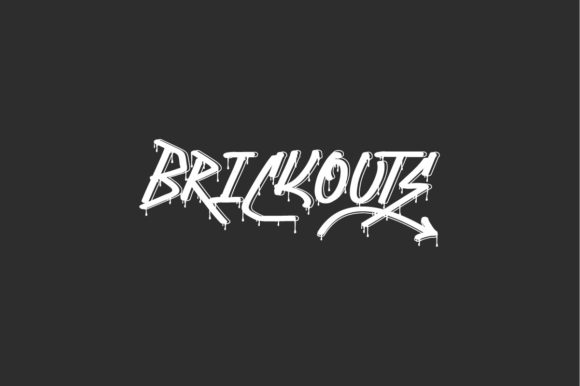 Brickouts: A Graffiti-Styled Display Font for Bold Editorial Design