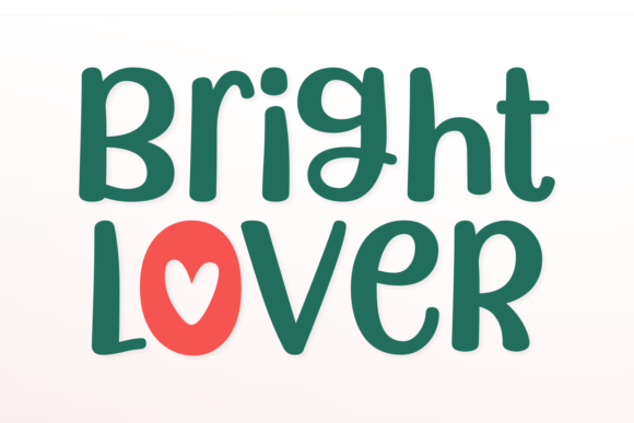 Bright Lover: The Perfect Display Font for Small Business Branding