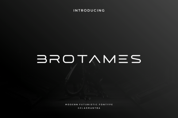 Brotames: A Futuristic Display Font for Modern Editorial Design