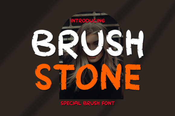 Brush Stone Typeface for Modern Brand Identity