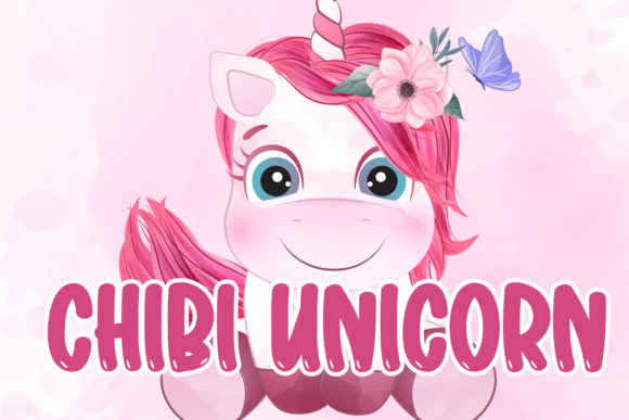 Chibi Unicorn Typeface Review for Playful Brand Campaigns