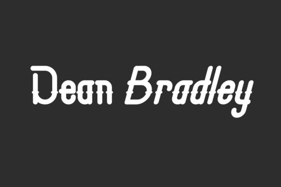 Dean Bradley: A Vintage Display Font for Modern Web Design