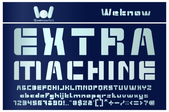 Extra Machine Typeface Review for Bold Brand Identity