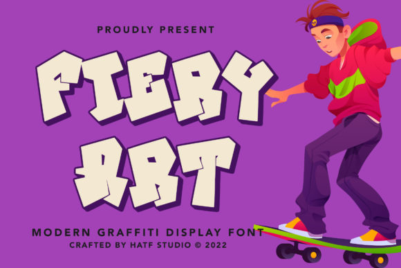 Fiery Art Typeface Review: Street Style for Bold Branding