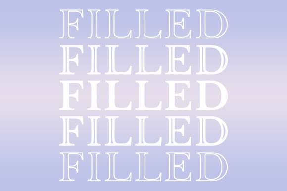 Filled Typeface for Modern Editorial and Creative Projects