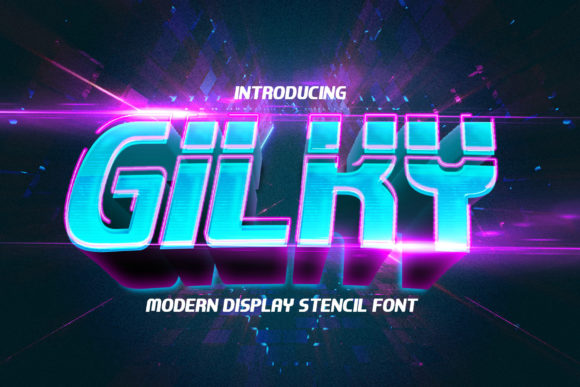 Gilky: The Modern Whimsical Display Font for High-Impact Campaigns