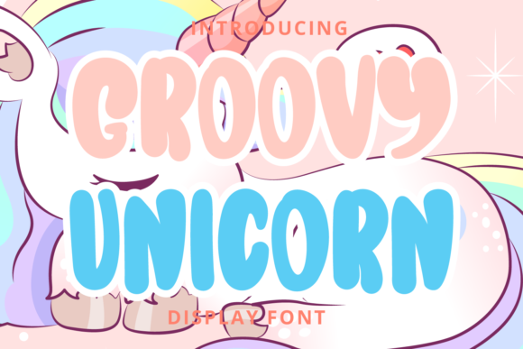Groovy Unicorn: The Playful Display Font for Vibrant Editorial Design