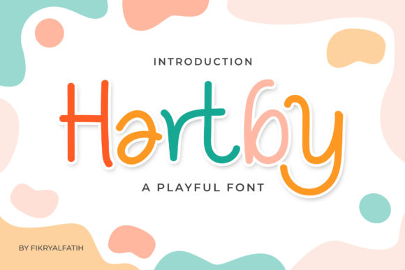 Hartby: The Fun Display Typeface for Joyful Branding