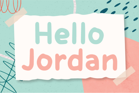 Hello Jordan Display Font Review for Makers and Sellers