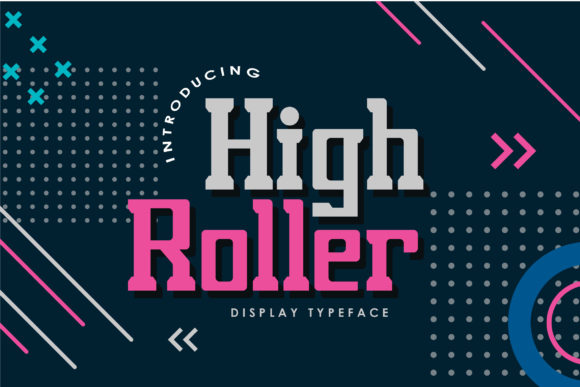 High Roller Display Font for Bold Business Branding