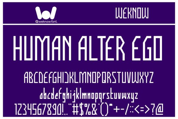 Human Alter Ego: The Squared Display Font for Bold Brand Identity