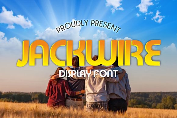 Jackwire Display Font for Dramatic Web Headlines