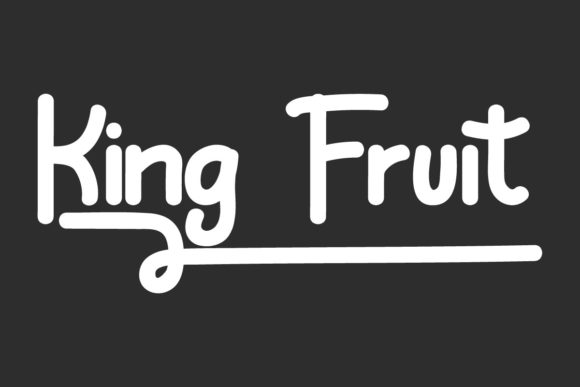 King Fruit: A Playful Display Font for Modern Web Design