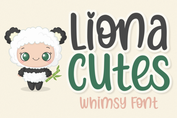 Liona Cutes: The Whimsical Display Font for Creative Web Design
