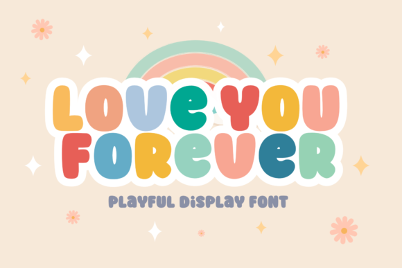 Love You Forever: The Bold Display Font for Handmade Product Design