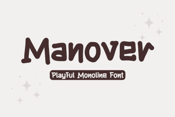 Manover Display Font for Modern Branding