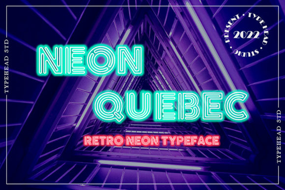 Neon Quebec: Retro Display Fonts for Modern Web Design