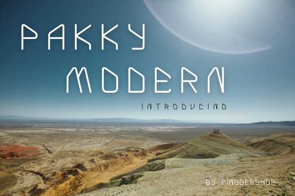 Pakky Modern Typeface: The Quirky Display Font for Bold Campaigns