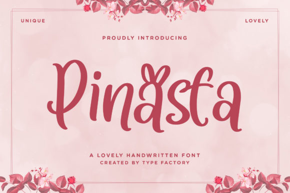 Pinasta Handwritten Font for Brand Identity