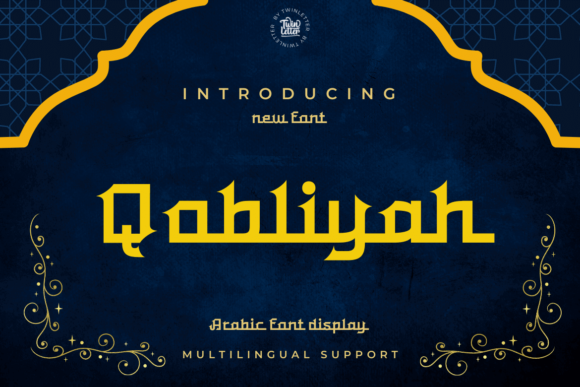Qobliyah: A Luxurious Display Font for High-End Digital Branding
