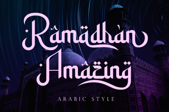 Ramadhan Amazing Typeface for Editorial Design