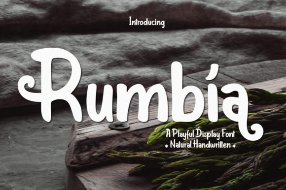 Rumbia: The Modern Smooth Display Font for Organic Brand Identity