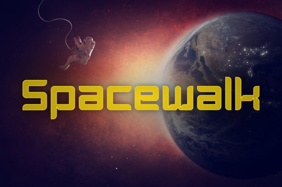 Spacewalk Bold Display Font for Branding and Labels