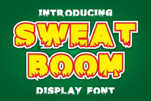 Sweat Boom Display Font Review for Casual Campaigns