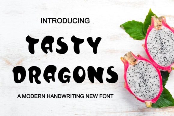 Tasty Dragons Display Font for Modern Web Branding