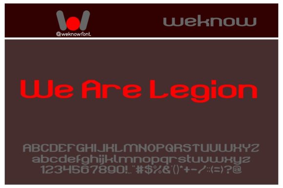 We Are Legion: The Bold Typeface for Standout Branding