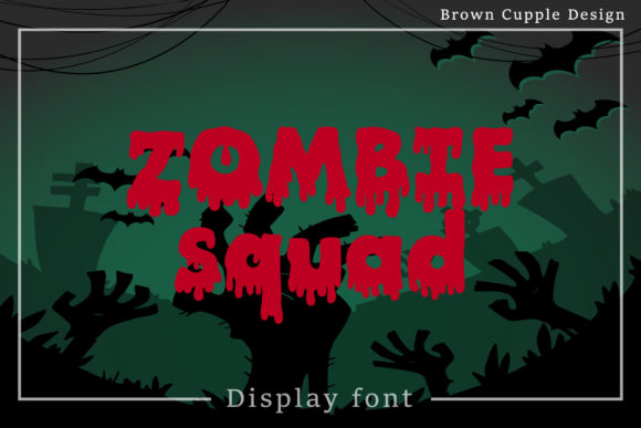 Zombie Squad: A Bold Display Font for Spooky Editorial Design