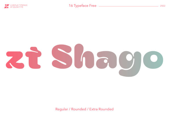 Zt Shago: A Versatile Display Font for Bold Brand Identities